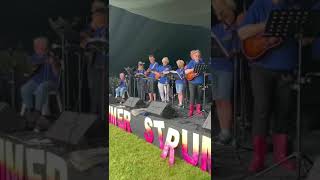 The Rockets Ukulele Band playing Valerie at The Hoylake Summer Strum in July 2024 [upl. by Westerfield995]