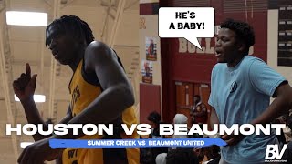 Beaumont United vs Summer Creek High School  Beaumont vs Houston was INTENSE [upl. by Won]