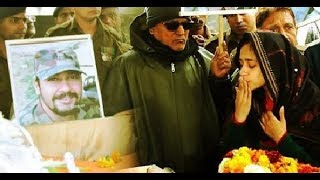 I love you one last time Martyr Major Vibhuti Dhoundiyal’s wife bids teary adieu [upl. by Crifasi558]