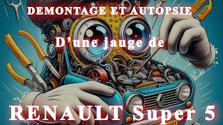 Démontage et autopsie dune jauge de RENAULT SUPER 5 [upl. by Nosbig846]