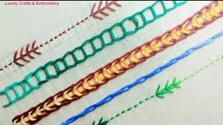 5five Basic Embroidery Stitches For Beginners Hand Embroidery Basic StitchesEmbroidery Tutorial [upl. by Nauj295]