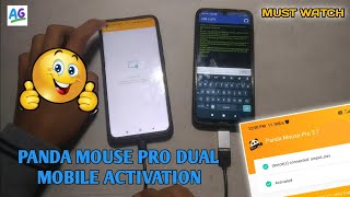 PANDA MOUSE PRO DUAL MOBILE ACTIVATION HOW TO ACTIVATION PANDA MOUSE PRO 😀 MUST WATCH [upl. by Rj819]