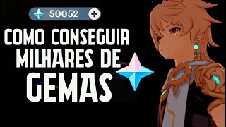 COMO CONSEGUIR MUITAS GEMAS RÁPIDO NO GENSHIN IMPACT⭐ [upl. by Imelda373]