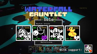 Solo Waterfall Gauntlet with Woshua Shyren Small Bird and Migospel  Roblox Undertale Adventures [upl. by Ahseem315]