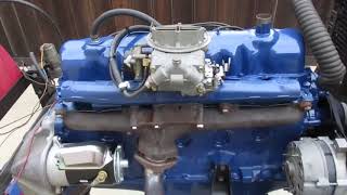 Ford 200 Inline Six Engine 2v Performance Running Mustang Falcon [upl. by Amias]