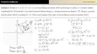Geometria analityczna  zestawienie najważniejszych wiadomości [upl. by Schlesinger]