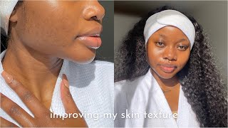 AD how I improved my skin texture and cleared blackheads in weeks [upl. by Bigler]