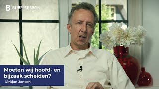 Moeten wij hoofd en bijzaak scheiden  DirkJan Jansen [upl. by Paige]