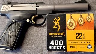 Browning 22 Rimfire Ammo Review  Winchester Junk 4Gun Shooting Review [upl. by Helm]