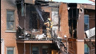 INCENDIE  FIRE  2656 BOURBONNIÈRE  MONTRÉAL  UNE FOIS TERMINÉ  ONCE OVER  SIM  MFD [upl. by Mauchi]