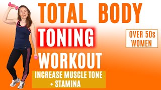 20 MIN FULL BODY TONING amp STRENGTH  Total Body Workout At Home [upl. by Arihppas]