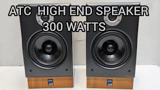 ATC SCM11 300 WATTS HIGH END STEREO BOOKSHELF SPEAKERS FOR FEDILITY AUDIO PH7019990291 [upl. by Nnayrb]