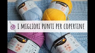 Come fare copertine alluncinetto i punti migliori  Tutorial [upl. by Nailil]