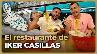 ¡CONOZCO a IKER CASILLAS y COMEMOS en su RESTAURANTE [upl. by Inobe]