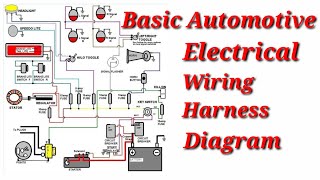 Auto Electrical Wiring Diagram Starting Charging System And All Lighting System [upl. by Madox139]