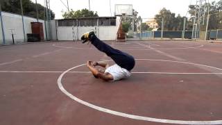 تعلم حركة السوستة المتدحرجة مع نسر الكونغ فو Roll kick up tutorial [upl. by Korella]