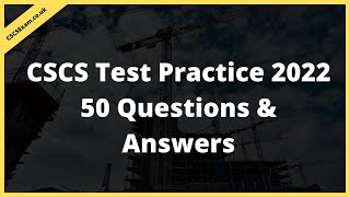 CSCS Test Practice 2023  CSCS Revision 2022  CITB Health amp Safety Test 2022  CSCS Card Test [upl. by Hodgson]