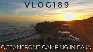 Oceanfront Camping for 4night in Baja [upl. by Yakcm]