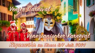 Venecia im Elsass in Riquewihr Riquewihr venice carnival [upl. by Jestude]