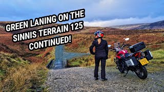 Taking the Sinnis Terrain 125 to the Green Lanes  Vlog 3 of 4 [upl. by Nolubez]