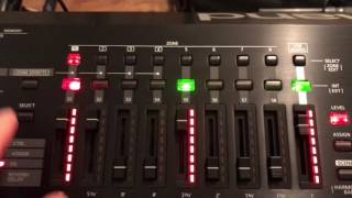 Roland RD2000 How to transpose individual zones [upl. by Annahaj261]