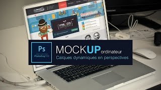 TUTO CRÉER LE MOCKUP DUN MACBOOK AVEC PHOTOSHOP [upl. by Landing946]