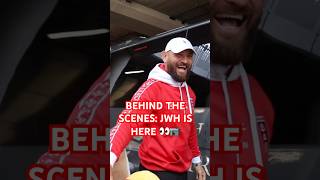 Here’s the behind the scenes of Jared WaereaHargreaves and his family’s arrival in the UK 📹🇬🇧 [upl. by Lenaj]