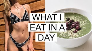 What I Eat in a Day as a Model  Best Recipes Clean Eating amp Health Tips  Sanne Vloet [upl. by Asiulairam]