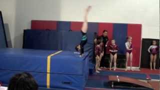 Annie the GymnastLevel 4 Gymnastics Meet [upl. by Afatsuom]