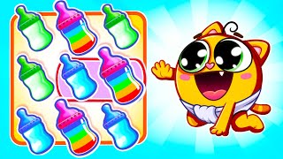 Baby Bottle Feeding Song 🍼😋 Funny Kids Songs 😻🐨🐰🦁 by Baby Zoo Karaoke [upl. by Nilekcaj]