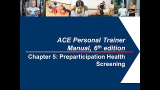 Chapter 5 Preparticipation Health Screening [upl. by Tyler]