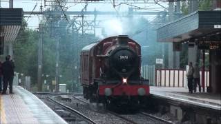 GWR 4900 Class No 5972 Olton Hall AKA Hogwarts Castle  Light Engine  4714 [upl. by Pedaias]