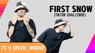 The First Snow · EXO TIKTOK  Dance tutorial  Mirrored  Slow Music [upl. by Wieren]