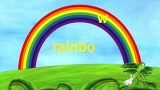 Learn the ABCs in LowerCase quotrquot is for rabbit and rainbow [upl. by Shandy]