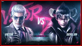 Tekken 8  Victor vs Devil Jin  Victor Gameplay  Online Quick Match [upl. by Cooley996]