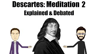 Descartes Meditation II Of the Nature of the Mind amp that it is more easily known than the Body [upl. by Chantalle678]