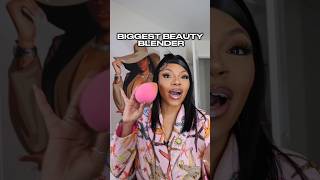 TESTING THE BIGGEST BEAUTY BLENDER 😭 [upl. by Rutherfurd688]