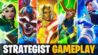 I played every STRATEGIST SUPPORT in Marvel Rivals Beta  Luna Mantis Adam Racoon Loki [upl. by Verene]