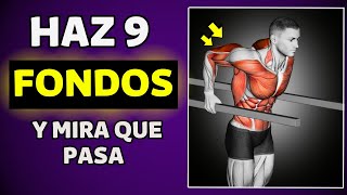 🔥91 FONDOS en BARRAS PARALELAS para TRICEPS pueden cambiar tu CUERPO POR COMPLETO [upl. by Luo886]