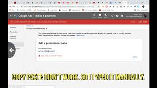 How to Add Google Adwords Promotional Code 2020 [upl. by Deena]