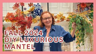 DIY Luxurious Fall 2024 Mantel Decor  Create a Lush Opulent Display [upl. by Audrie]