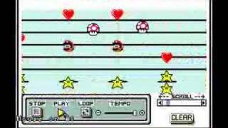 Yoshis Story  Yoshis Theme on Mario Paint [upl. by Spohr]