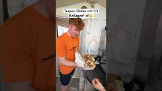 TrapezDöner mit 50 Beilagen 🥙😳 döner jannikfreestyle [upl. by Scribner]