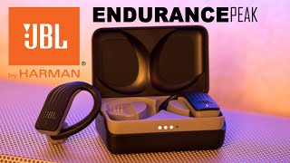 JBL Endurance Peak  Kabelloser Outdoor Bluetooth Kopfhörer  Wasserdicht IPX7  Deutsch  2019 [upl. by Enaamuj]