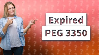 Can you use polyethylene glycol 3350 after expiration date [upl. by Yug]