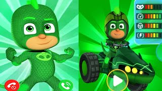 PJ Masks Racing Heroes Gekko and Call [upl. by Leckie]