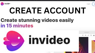 How to Create Account on InVideo 2023  Create FREE InVideo account [upl. by Melas]