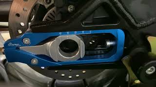 BMW  S1000R  Lightech Chain Adjuster [upl. by Aititil689]