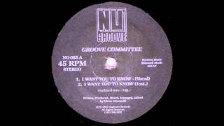 Groove Committee  I Want You To Know 1991 [upl. by Ten643]