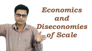 Economies and Diseconomies of Scale in Hindi [upl. by Wilhelmina439]